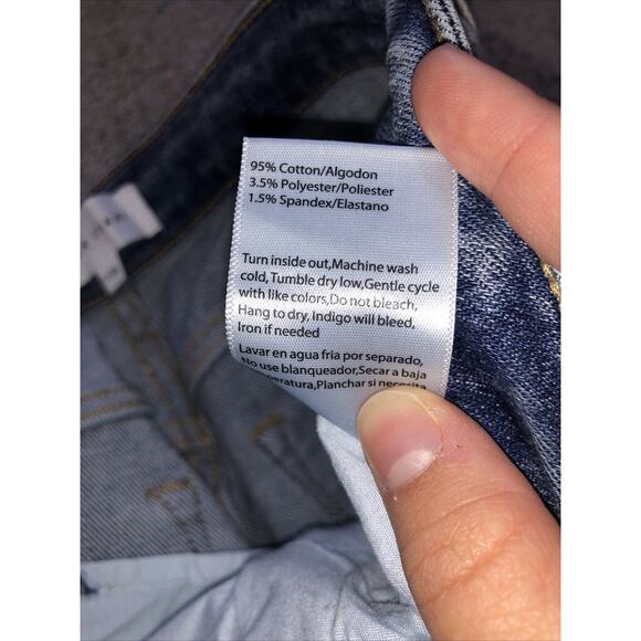 Risen Jeans Tapered Leg Distressed Jeans Size 11/30 - Picture 8 of 8